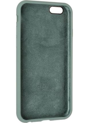 Чехол fiji silicone case для apple iphone 6 plus / 6s plus бампер накладка full soft ganny grey3 фото