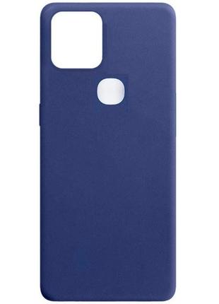Чохол fiji soft для oppo a15 / a15s силікон бампер темно-синій