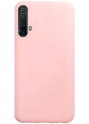 Чехол fiji soft для realme x50 / x50m силикон бампер светло-розовый