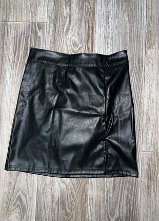 Кожаная юбка shein