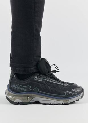 Мужские кроссовки треккинговые salomon advanced xt-slate black gray