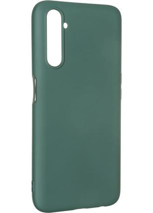 Чехол fiji full soft premium для realme 6 pro силикон бампер dark green
