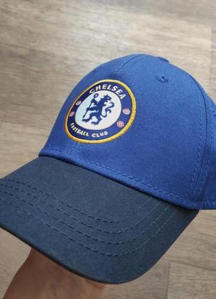 Кепка chelsea синияя бейсболка футбольная мерч шапка united fc мужская