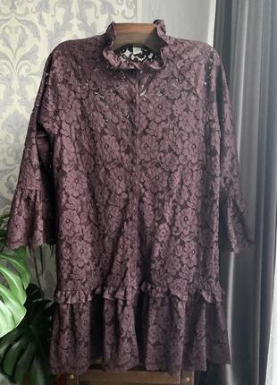 Платье из кружева h&m