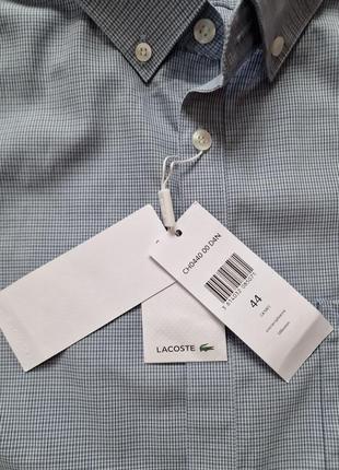 Lacoste regular fit новая рубашка5 фото