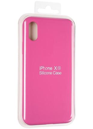 Чехол fiji silicone case для apple iphone xs бампер накладка full soft dragon fruit (без лого)4 фото