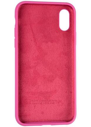 Чехол fiji silicone case для apple iphone xs бампер накладка full soft dragon fruit (без лого)3 фото