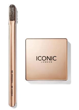 Моделирующий бальзам для бровей + щеточка iconic london the brow silk and brush kit