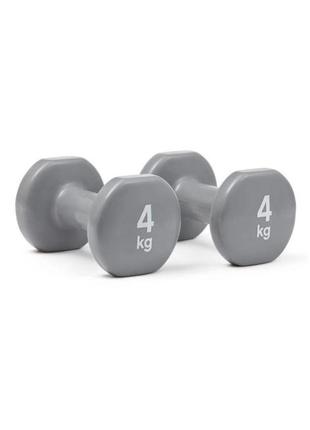 Гантелі reebok dumbbells сірий уні 4 кг