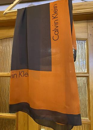 Винтажный шелковый платок