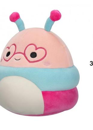 М'яка іграшка squishmallows – гусениця гріффіт (30 cm)2 фото