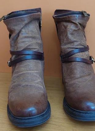 Женские кожаные ботинки airstep2 фото