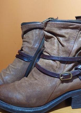 Женские кожаные ботинки airstep3 фото