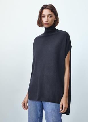 Стильний светер оверсайс без рукава massimo duti3 фото