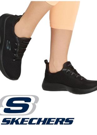 Skechers dynamight (12119 bbk)   кроссовки текстиль2 фото