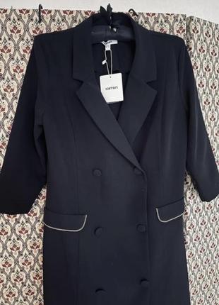 Платье пиджак жакет длинный фирменный классический футляр2 фото