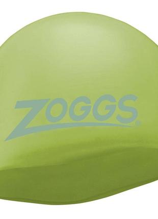 Шапочка для плавання zoggs ows silicone cap зелена1 фото