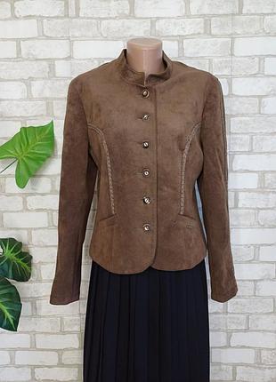 Фірмовий kurt geiger стильний якісний піджак/жакет із тканини під замш, розмір м-л
