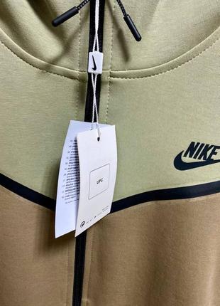 Костюм nike tech fleece оливковый мужской5 фото