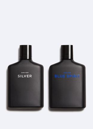 Чоловічі парфуми zara silver & blue spirit 100ml