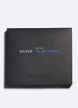 Мужской парфюм zara silver &amp; blue spirit 100ml2 фото