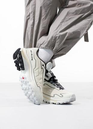 Кроссовки salomon xt slate beige3 фото