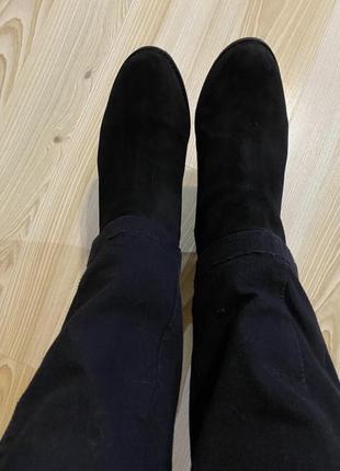 Классные чёрные удобные ботинки 40-40,5 р8 фото