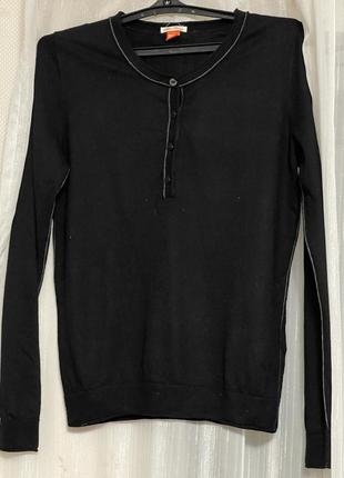 Джемпер з тонкої вовни з шовком hugo boss