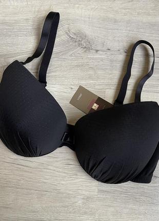 Бюстгальтер балконет чорний jardin secret 75b, 75d