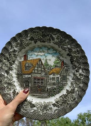 Антикварна тарілка british anchor англія