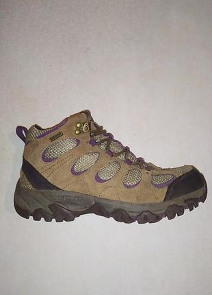 Трекинговые мембранные ботинки merrell hilltop ventilator mid waterproof (сша).