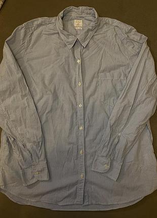 Рубашка gap the fitted boyfriend, лодочка лодочка, рубашка в полоску