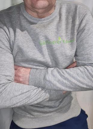 Стильная фирменная кофта реглан батник бренд.stedman.л-хл