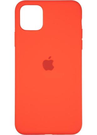 Чехол fiji silicone case для apple iphone 11 pro бампер накладка full soft red2 фото