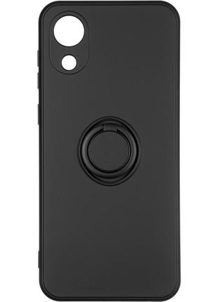 Чехол fiji holder ring для samsung galaxy a03 core (a032) бампер накладка с подставкой black