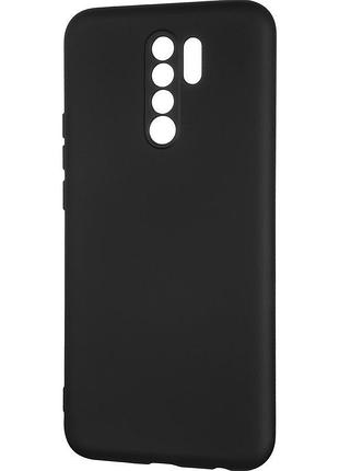 Чехол fiji full soft premium для xiaomi redmi 9 силикон бампер black