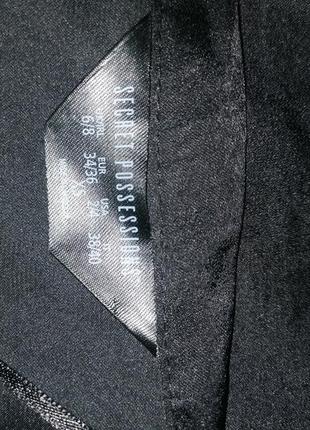 Ніжний сатиновий халат з мереживом на запах, розмір xs6 фото