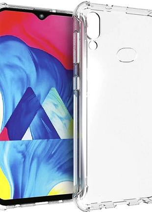 Чехол fiji proof для tpu на samsung galaxy a10s a107f wolf (a107) бампер с усиленными бортами transparent
