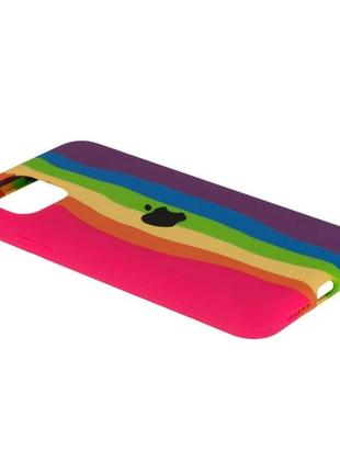 Чохол fiji colorfull для apple iphone 12 pro бампер накладка pink neon2 фото