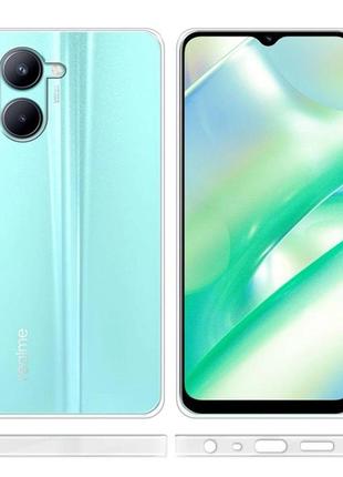 Чехол fiji ultra thin для realme c33 2023 силикон бампер transparent