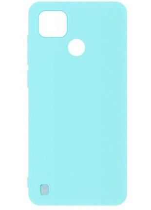 Чехол fiji soft для realme c25y силикон бампер голубой