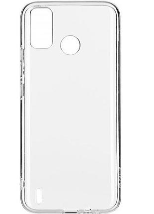 Чехол fiji ultra thin для tecno spark 7 (kf6n) силикон бампер transparent