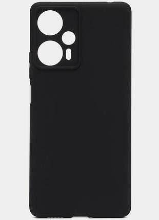 Чохол fiji soft для xiaomi redmi note 12 turbo силікон бампер чорний