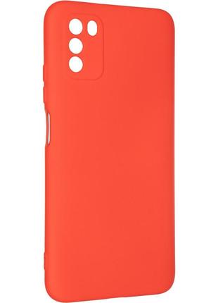 Чохол fiji full soft premium для xiaomi poco m3 протиударний бампер з мікрофіброю red