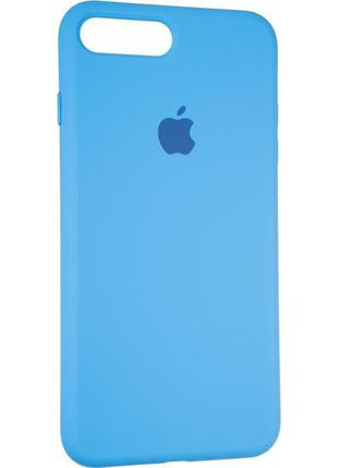 Чехол fiji silicone case для apple iphone 7 plus бампер накладка full soft marine blue