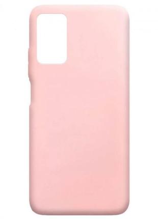 Чохол fiji soft для xiaomi redmi note 9 4g силікон бампер світло-рожевий