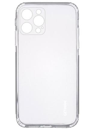 Чохол fiji ultra thin для apple iphone 13 pro силікон бампер transparent1 фото