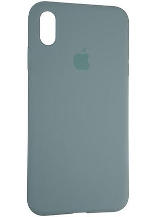 Чохол fiji silicone case для apple Xs max чохол бампер накладка full soft granny grey
