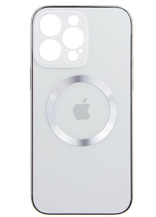 Чехол fiji magsafe для apple iphone 13 pro max противоударный бампер с защитой блока камер белый