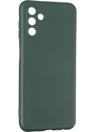 Чехол fiji full soft premium для samsung galaxy a04s (a047) силикон бампер dark green